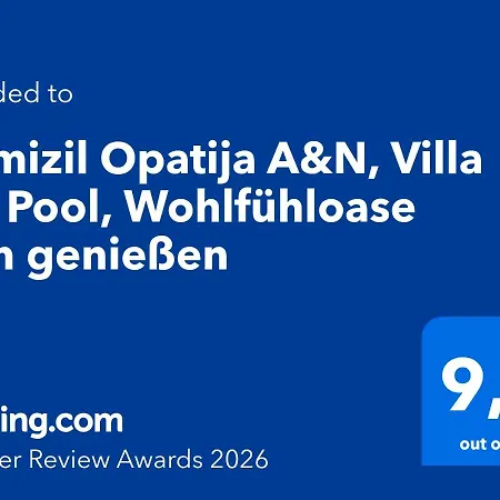 Domizil Opatija A&n, Mit Pool, Wohlfuehloase Zum Geniessen * Poljane